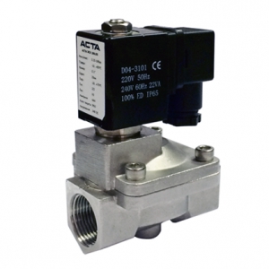 Клапаны соленоидные из нержавеющей стали АСТА серии ЭСК 600-601 пилотное управление