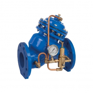 Угловой регулятор давления «до себя» с пилотным управлением АСТА серии Р03/03