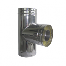 ЗИ Тройник сэндвич 90* КПД (409/1,0мм+409/0,5мм) ф160х240 Д