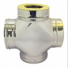 ЗИ Крестовина сэндвич 90* КПД (304/1,0мм+430/0,5мм) ф275х355 Д