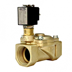 Клапаны соленоидные на пар с охлаждающим оребрением АСТА серии ЭСК 275-276 прямого действия