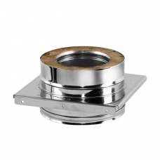 ЗИ Площадка монтажная КПД (409/1,0мм+409/0,5мм) ф315х400 Д (416х416) БЕЗ КРЕПЛЕНИЙ