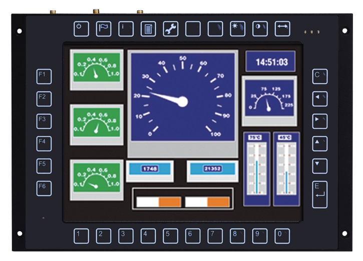 GOT710-837-R-E3845-110VDC w/keypad