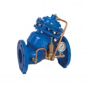 Угловой регулятор давления «после себя» с пилотным управлением АСТА серии Р03/02